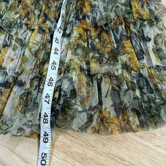 Mac Duggal Multicolor Floral Midi Dress - Picture 9 of 10